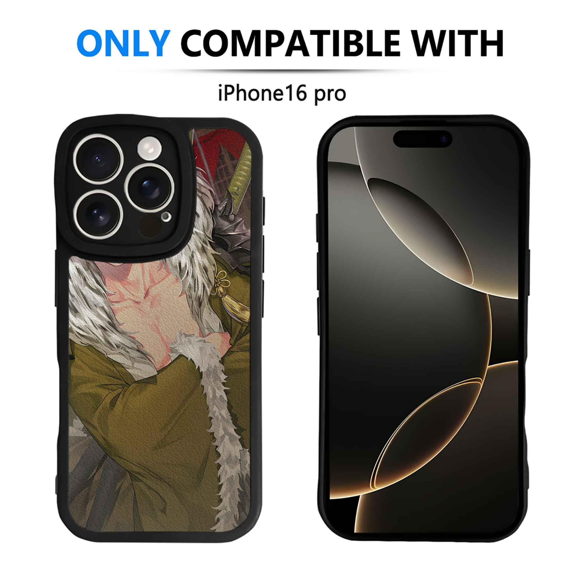 （画像用） ハイキュー!! Haikyu!! 【iPhone 16シリーズ対応】シリコンスマホケース（レザー調） 材質：シリコン